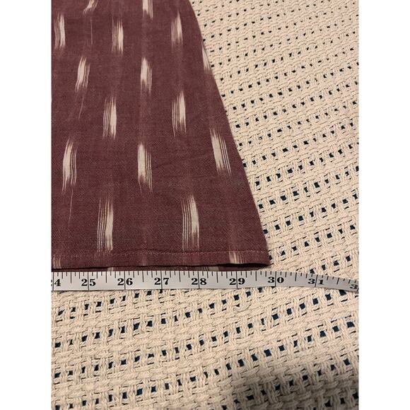 Kavu Large Long Maxi Dress With POCKETS Rusty Red Geometric Print - Picture 16 of 16